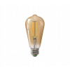 LED Žiarovka CLASIC AMBER ST64 E27/10W/230V 2200K - Brilagi