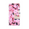 Puzdro TopQ Vivo Y20s flipové Ružové kvety 71279