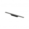 Tece Drainprofile Sprchový profil 120 cm, brúsený čierny chróm 671201