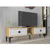 TV stolík Yuka 150 - Sapphire Oak, White