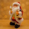 Vianočná dekorácia – Santa Claus so spievajúcou funkciou a vreckom darčekov