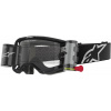 Okuliare VISION 8 CORP ROLL-OFF WIDE VISION, ALPINESTARS (čierna, číre plexi)