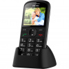 Mobilný telefón CPA Halo 21 Senior s nabíjacím stojanom (CPA HALO 21 BLAC ( CPA HALO 21 BLACK)