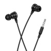 Slúchadlá Hoco Wire Earphones Jack 3,5 mm With Microphone M116 Black