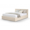 Wilsondo Čalúnená manželská posteľ s úložným priestorom Ascrona 160x200 - béžová