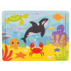 Bigjigs puzzle Morský svet 9 ks