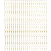 Reťaz MagicHome Vianoce Curtain, 160x LED teplá biela, 230V, 50 Hz, 8 funkcií, časovač, osvetlenie, L-1,5 + 2 m