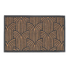 Rohožka gumová s kokosovým vláknem ART DECO, 75x0,8x45cm|Esschert Design