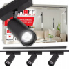 Magnetické lištové osvetlenie, 1m lišta + 3x LED reflektor TUBA