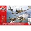 Airfix - Set Hawker Hurricane, Supermarine Spitfire, Messerschmitt Bf-109, Heinkel He-111, Bitva o Británii, nová forma, Gift Set A50173, 1/72