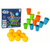 LEAN Toys LeanToys hra s motivem kelímků 3 v 1 44 dielov
