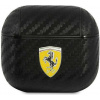 Ferrari Carbon PC/PU puzdro pre Airpods 3 FESA3CABK