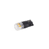 LED autožiarovky T10 - 12V oranžové 4x LED 2835SMD CANBUS (2ks)