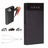 AUTOMOBILOVÝ ŠTARTÉR 12V 10000MAH, ŠTARTOVACÍ NAPÁJACÍ ZDROJ BATÉRIE + SVORKY