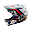 Troy Lee Designs D4 COMPOSITE MIPS FRAMES WHITE / SILVER Veľkosť: XL