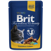 Brit cat Premium s kuracím a morčacím mäsom 100g