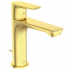 Ideal Standard Connect Air Umývadlová batéria Grande Slim s výpustom, Blue Start, Brushed Gold A7013A2