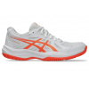 Dámska obuv na badminton/squash Asics Upcourt 6 - white/vivid coral - Biely (39,5)