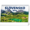 Stolový kalendár Slovensko 2025, 23,1 × 14,5 cm