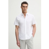 Košeľa Calvin Klein pánska, biela farba, regular, s klasickým golierom, LV04LB125G XL