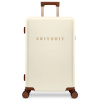 Plastový kufr SUITSUIT® Serenity Whisper White M - bílá - 60 L