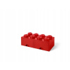 LEGO® úložný box so šuplíkmi 250x500x180mm červený