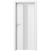 PORTA Doors SET rámové dvere FOCUS PREMIUM 4.C. SkloMat, Lak premium-Biela + zárubeň fólia PD-FOCUS_PREM-4.C_BIELA