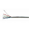 UTP kabel LYNX REELEX AIR, Cat5E, drát, PVC, Eca, šedý, 305m LYNX-SLD-UTP5E-RLX-GR LYNX CS