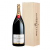 Moet Impérial Brut, drevená kazeta, 9 L, 12.5%, 9 L (čistá fľaša)