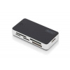 Digitus DIGITUS Čtečka karet USB 3.0 s připojovacím kabelem USB 1m Podpora karet MS / SD / SDHC / MiniSD / M2 / CF / MD / SDXC