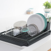 BRABANTIA Otto tmavosivá 49,2 x 38,6 cm - plastový sušiak na riad