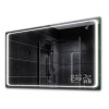 Zrkadlo - LED kúpeľňové zrkadlo +dotyk počasia 100x80 Barcelona (Zrkadlo - LED kúpeľňové zrkadlo +dotyk počasia 100x80 Barcelona)