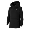 Nike Club Pullover Hoodie Junior Boys Black 7-8 rokov