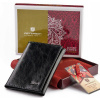 Peňaženka - Peterson Peterson Wallet Natural Leather Red PTN PL-01-Red-Women's Product (Priestranné kožené puzdro pre Petersonove dokumenty)
