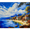 Norimpex Diamantové maľovanie Vily na pobreží 40x30cm