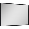 Zrkadlo - Kúpeľňové zrkadlo 120x80 cm čierny rámec elita (Zrkadlo - Kúpeľňové zrkadlo 120x80 cm čierny rámec elita)