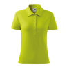 MALFINI Polokošile Cotton 213, krátký rukáv, dámská MAL-2136215 L Zelená limetková