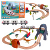 LEAN Toys Elektrická vlaková súprava Dinosaur Park Svetlá Zvuky 76 cm