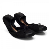 Balerínky ZAQQ TWIST velours Black 38