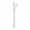 GROHE Rainshower SmartActive 130 Cube - Sprchová súprava s tyčou, 3 prúdy, mesačná biela 26586LS0