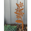 Značky s kvetmi záhradná dekorácia Corten 45 cm (Značky s kvetmi záhradná dekorácia Corten 45 cm)