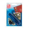 PRYM Priechodky + narážač, 4 mm, zlaté farby