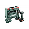 WELLHOX METABO.COMBO 18V 2.1.18 KIT (BS 18 LT BL +SSD 18 LTX 200 BLL) 2x5.2Ah METABOX MET685123650