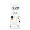 nosko fingertip toothbrush zubná kefka na prst, silikónová, extra mäkká, od 5+ mesiacov 1x1 ks Ceres Pharma NV