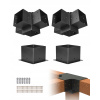 VEVOR Rohová spojka pre pergolu 390x270x202MM 13.05KG Sitongkou Sada 4 kusov