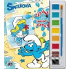 Vymaľovanka A5 s vodovými farbami/ Šmolkovia