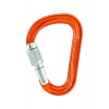 Karabína Petzl Attache Oranžová Screw lock