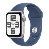 Apple Apple Watch SE (2024) GPS 40mm Silver Alu Case, Denim Sport Strap M/L EU MXED3