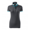 MALFINI PREMIUM COLLAR UP 257 / Dámska polokošeľa - šedá S