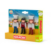 Igráček Trio Vaříme - Kuchař, Kuchařka a Číšník (Hračka)